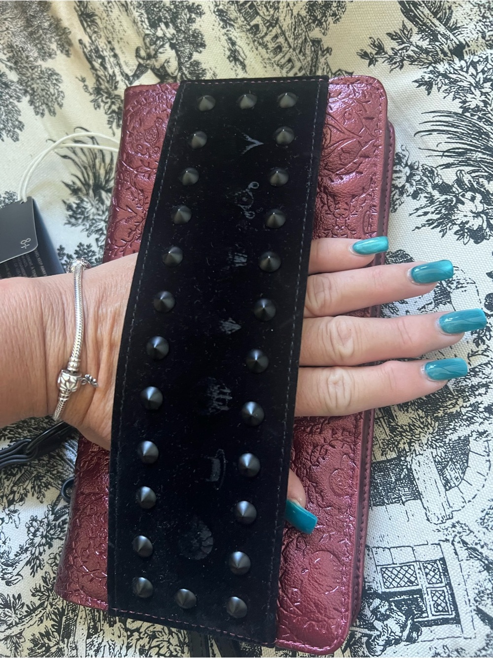 Disney loungefly limited edition villain Studded clutch